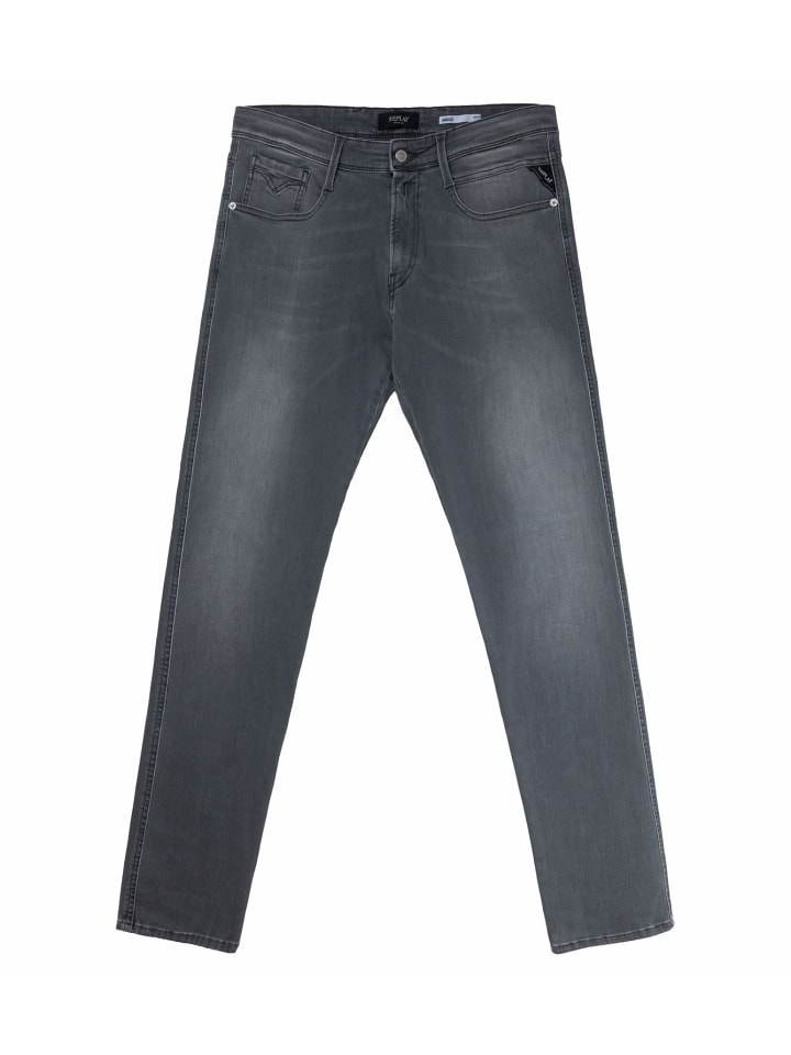 Replay Jeans Anbass slim in Grau günstig kaufen
