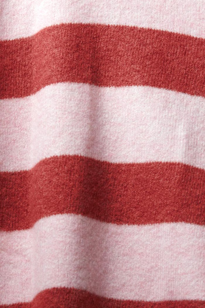 Gerippter Wollmix-Pullover