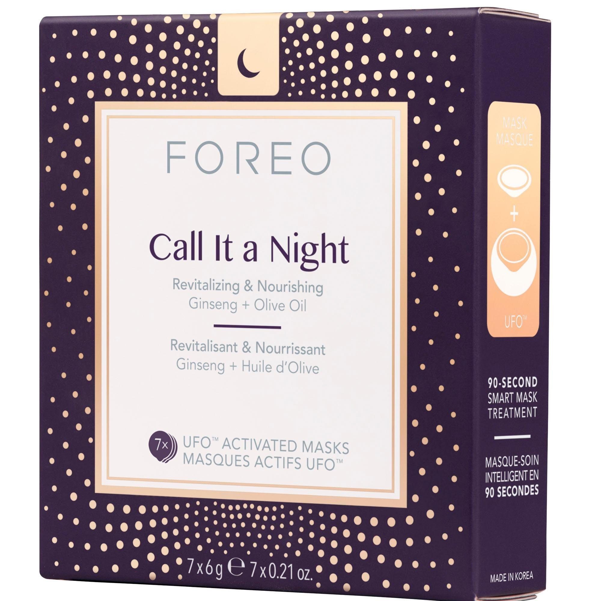 FOREO Tuchmaske Call It a Night Packung, 7 x 6 g, kompatibel mit UFO & UFO mini