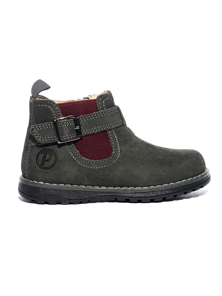 Primigi Leder-Chelsea-Boots in Khaki günstig kaufen