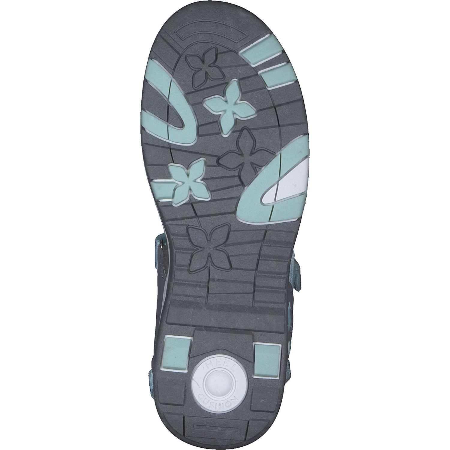 KangaROOS K-Leni Kira 10045, Sandalen (Kinder), Kinder, türkis/grau