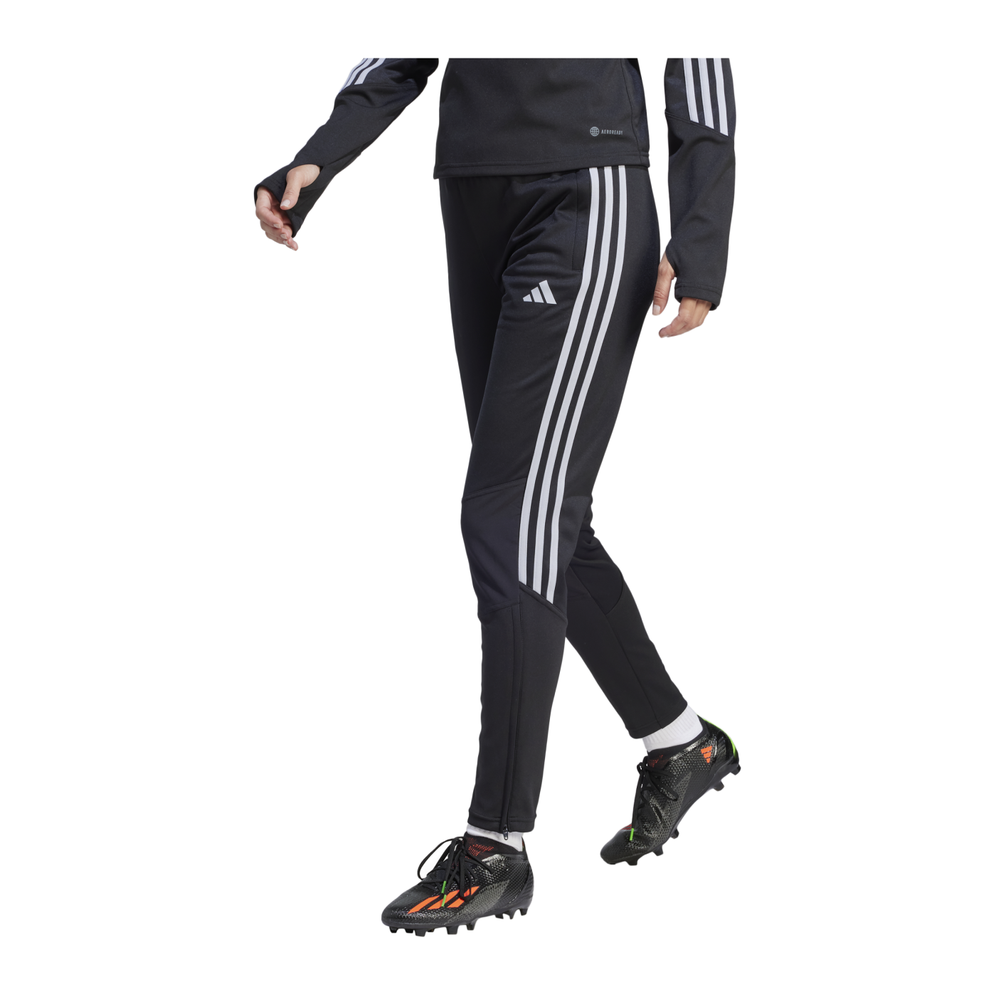 adidas Tiro 23 CB Hose Damen Schwarz Weiss
