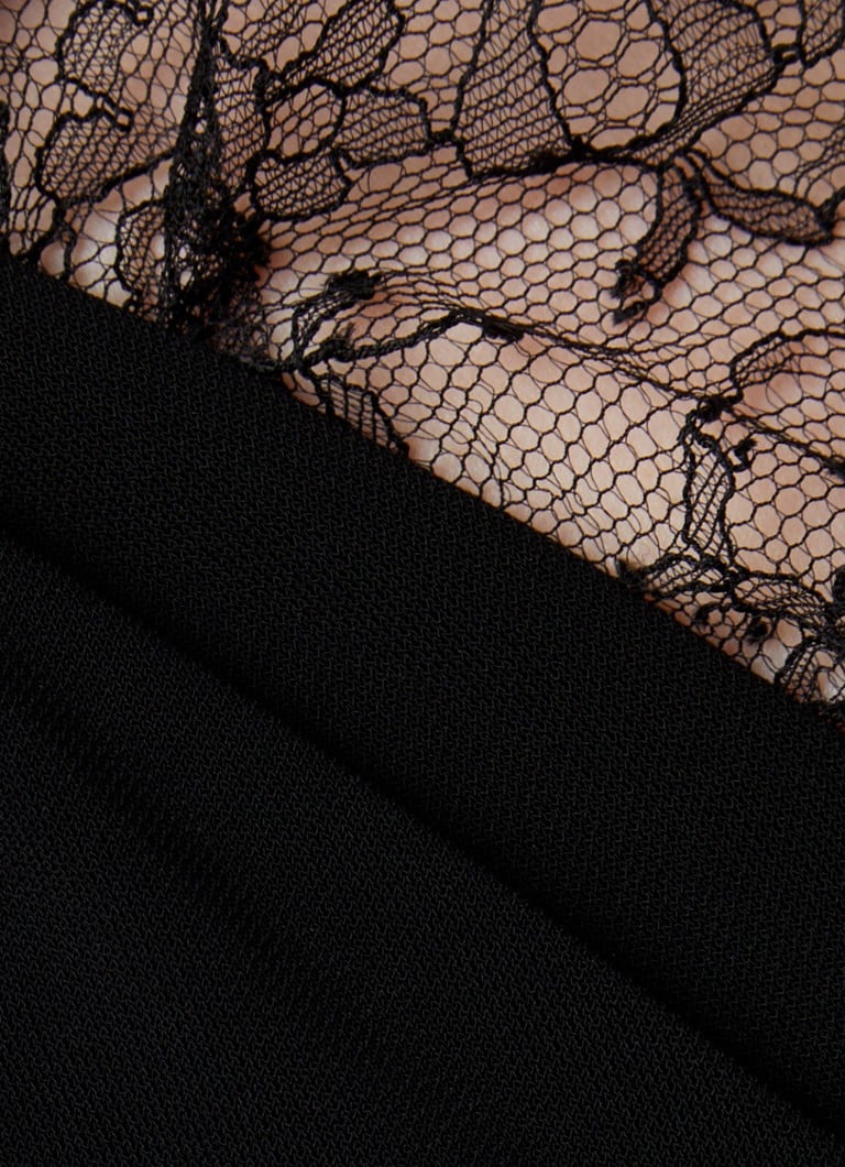 Vestido midi de Givenchy con detalles de encaje