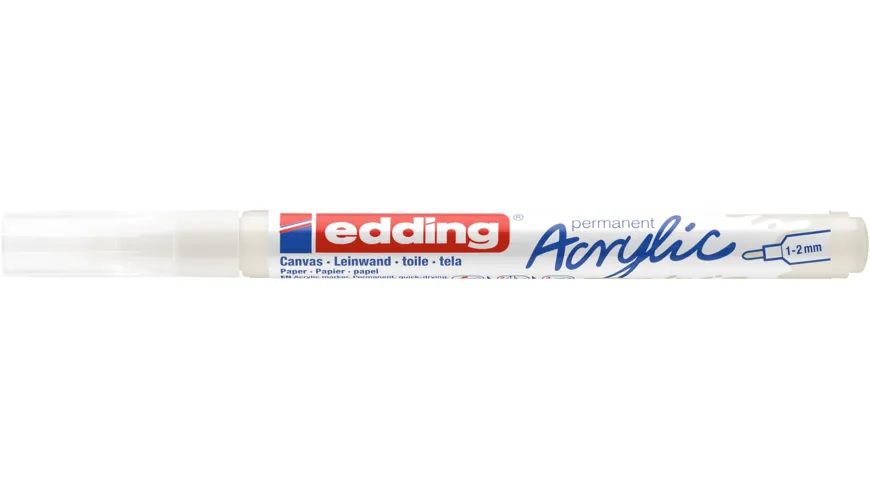 edding Acrylmarker 5300 fein verkehrsweiss verkehrsweiß