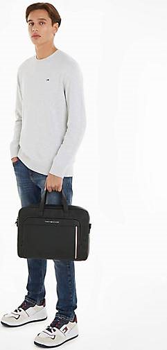 TOMMY HILFIGER Laptop-Tasche TH PIQUE PU SLIM COMPUTER BAG