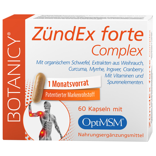 ZÜNDEX forte Complex mit OptiMSM Kapseln  60 St  Kapseln