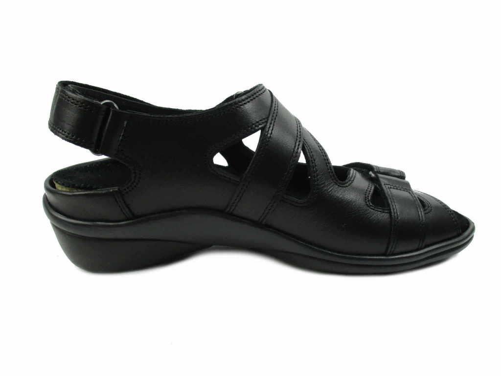 DUREA Klassische Sandalen schwarz