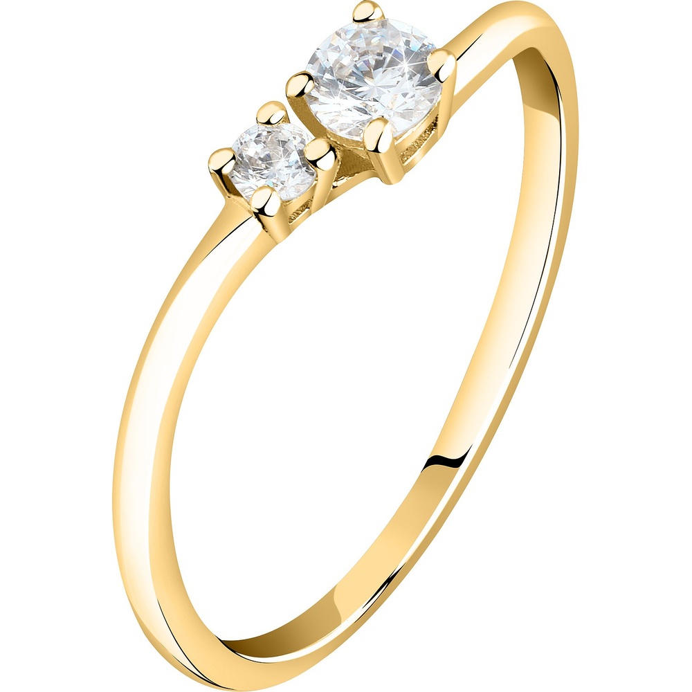 Live Diamond Bague pour femme 375 Or jaune recylé or jaune Bague
