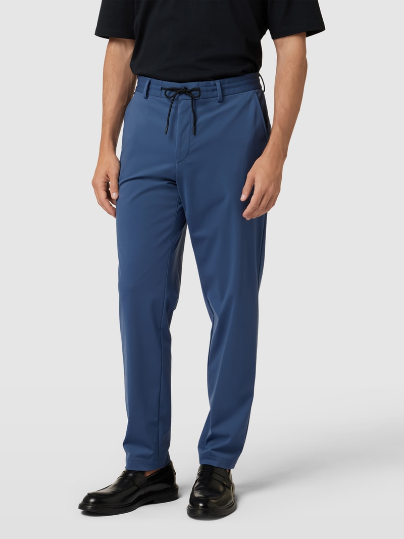 Stoffhose mit Eingrifftaschen Modell 'Genius' in rauchblau
