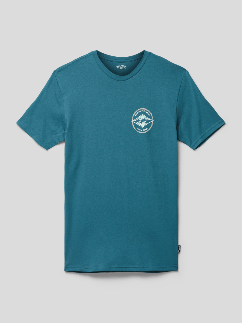 T-Shirt mit Motiv-Print Modell 'ROTOR DIAMOND' in blau