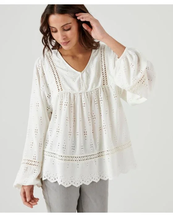 Blouse broderie anglaise