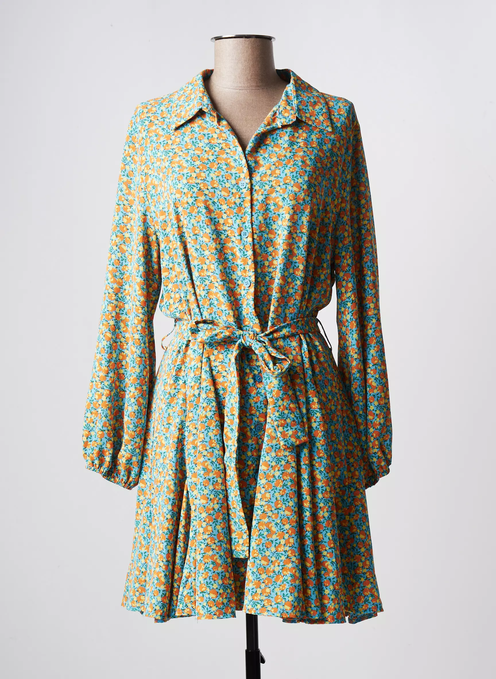 Wiya Robes Courtes Femme couleur bleu