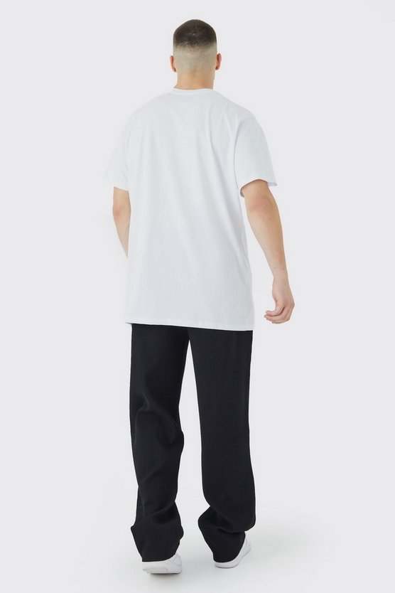 Tall lockere Hose mit elastischem Bund
