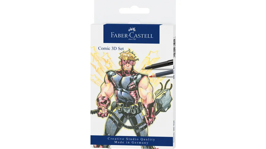 FABER-CASTELL Comic Illustration COMIC 3D-Set 11teilig