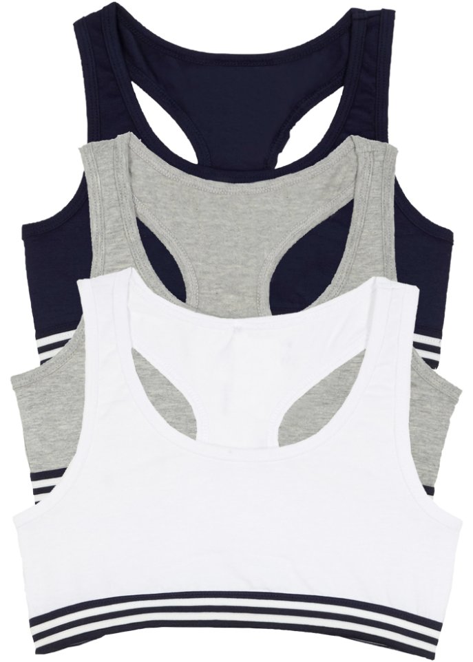 Mädchen Bustier (3er-Pack)