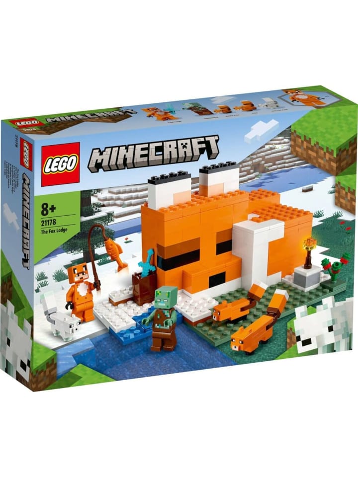 LEGO LEGO® Minecraft 21178 Die Fuchs-Lodge in Mehrfarbig ab 8 Jahre günstig kaufen onesize