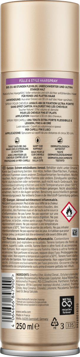 Haarspray Fülle & Style, Ultra starker Halt, 250 ml
