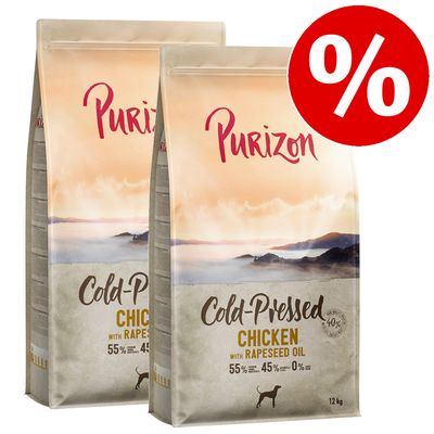 Sparpaket Purizon Coldpressed 2 x 12 kg