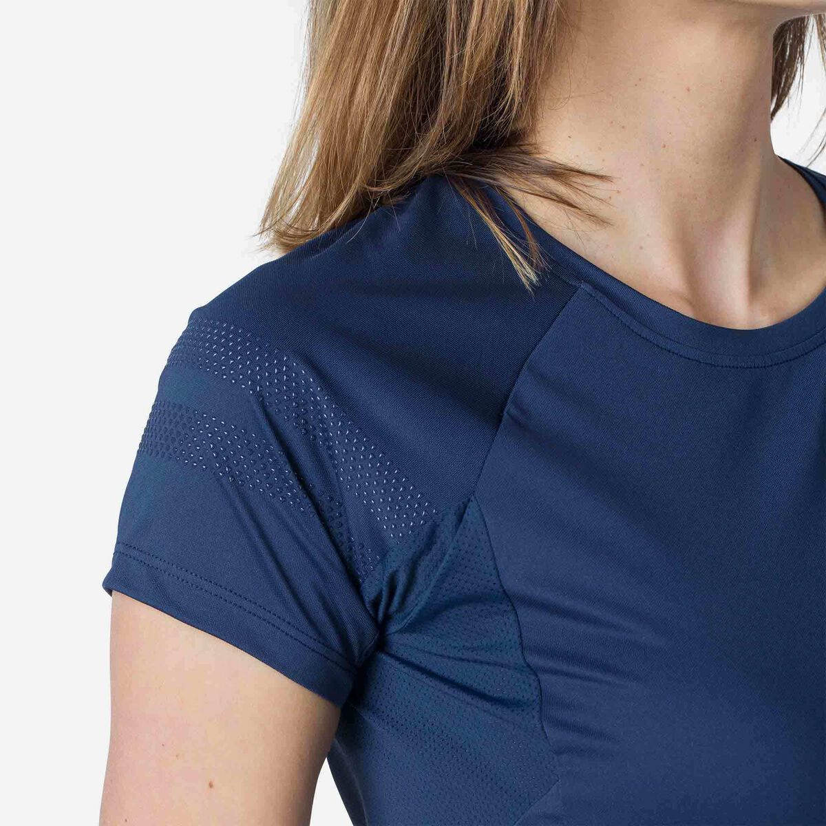 Kurzarm-Jerseyshirt für Damen Relaxed Fit