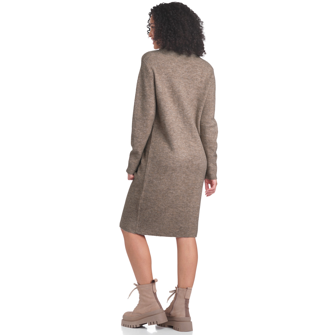 Damen Strickkleid mit Rollkragen