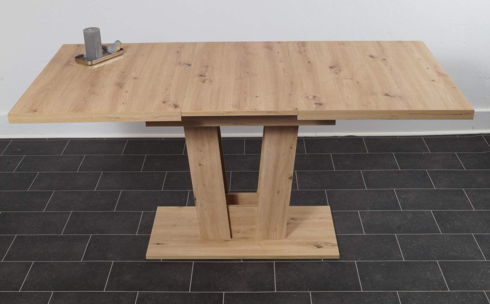 Trendmöbel24 Eckbankgruppe Eckbank Eckbankgruppe VERONA II 150x190 cm Eiche mit Tisch Varese, (4-tlg)