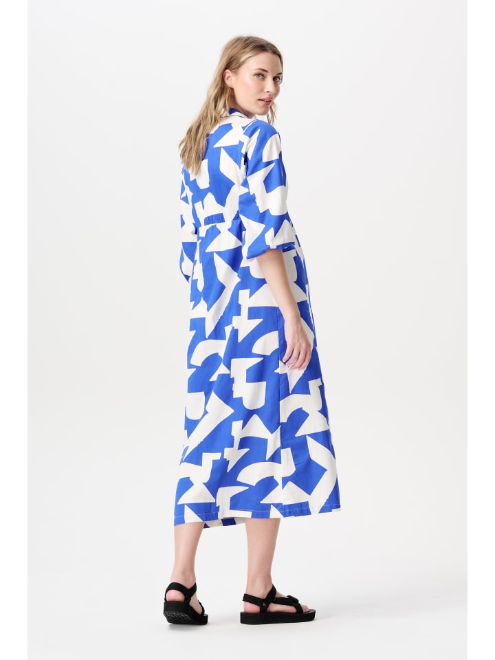 Noppies Still-Kleid Pilar in Graphic Blue Print günstig kaufen