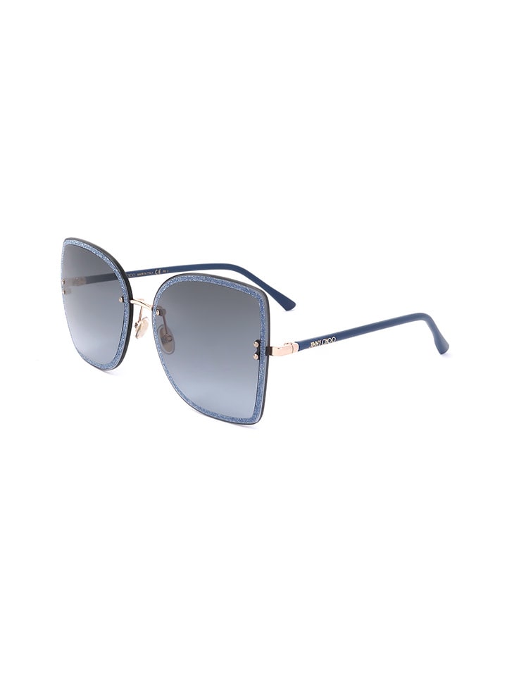 Jimmy Choo Damen-Sonnenbrille in Blau günstig kaufen 62