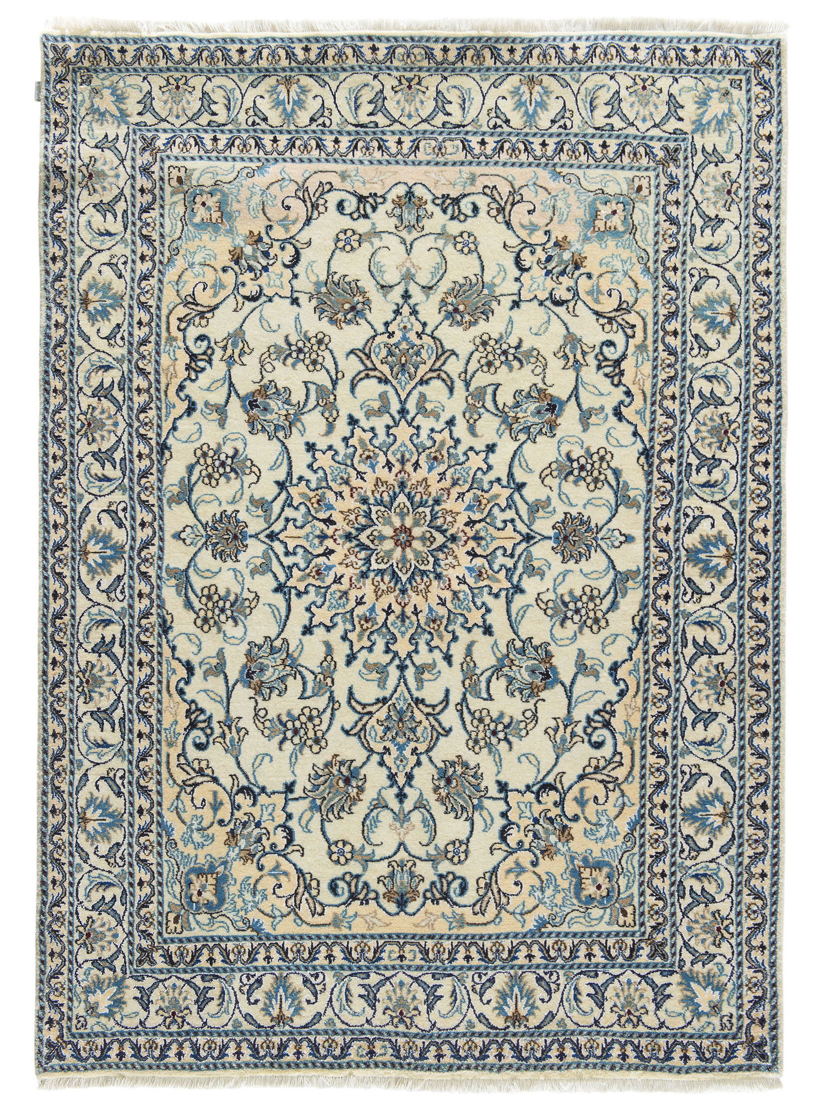 Kaschmar Nain 12 Lah ca. 150 x 205 cm, Unikat / Einzelstück