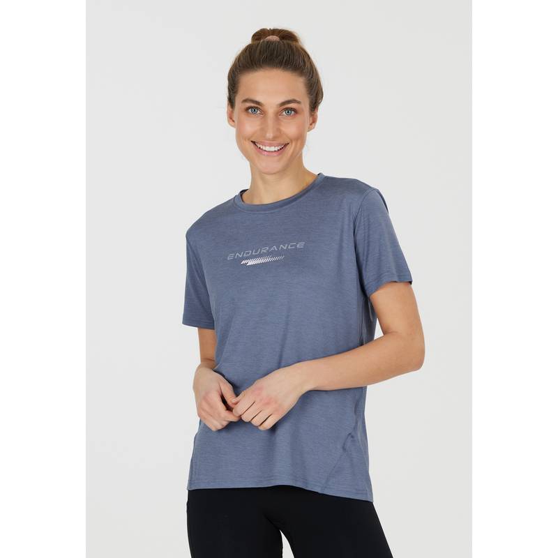Endurance WANGE MELANGE Printshirt Damen