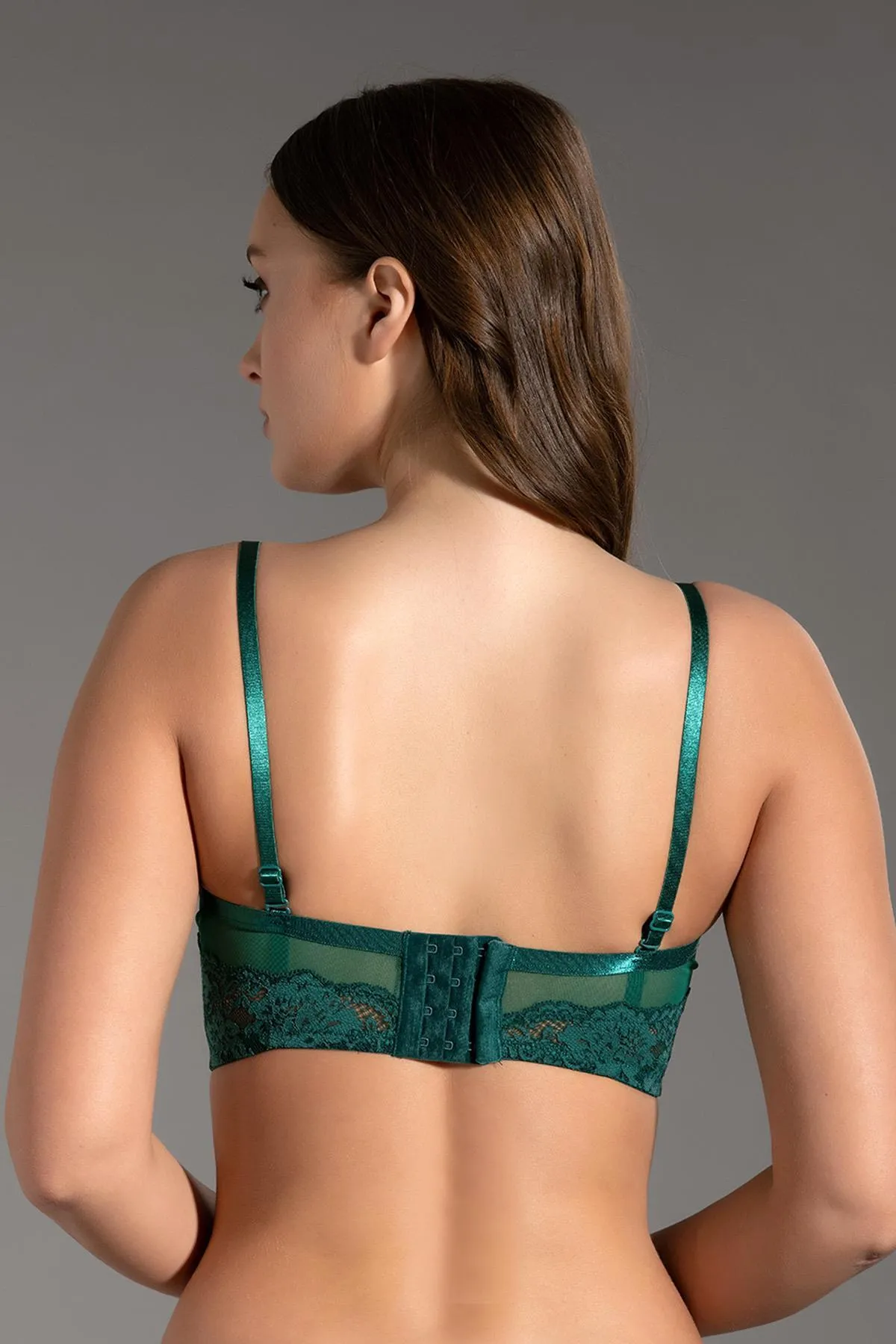 C&City  Unterstütztes trägerloses Bustier C15120 Grün