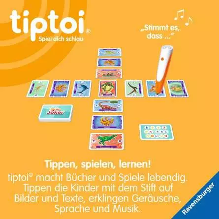 tiptoi® Quiz Dinosaurier - Lernspiel ab 6 Jahren