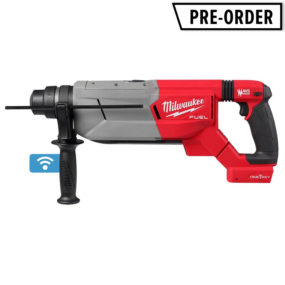 Furadeira de impacto MILWAUKEE FUEL 18V 32mm com mandril SDS Plus tipo D e botão único M18FHACOD32-0