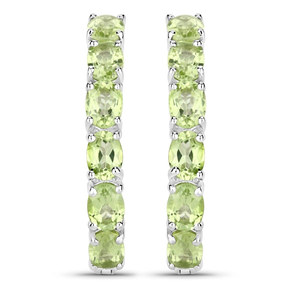 Rafaela Donata Boucles doreilles Argent sterling Vert en Argent Bijoux