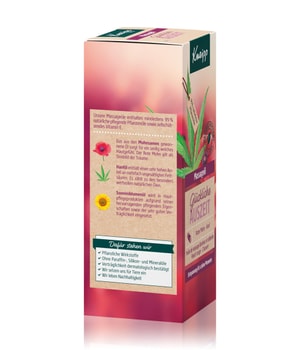 Kneipp Glückliche Auszeit Roter Mohn - Hanf Massageöl-100 ml