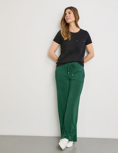 T-Shirt aus Baumwolle mit Ziersteinchen