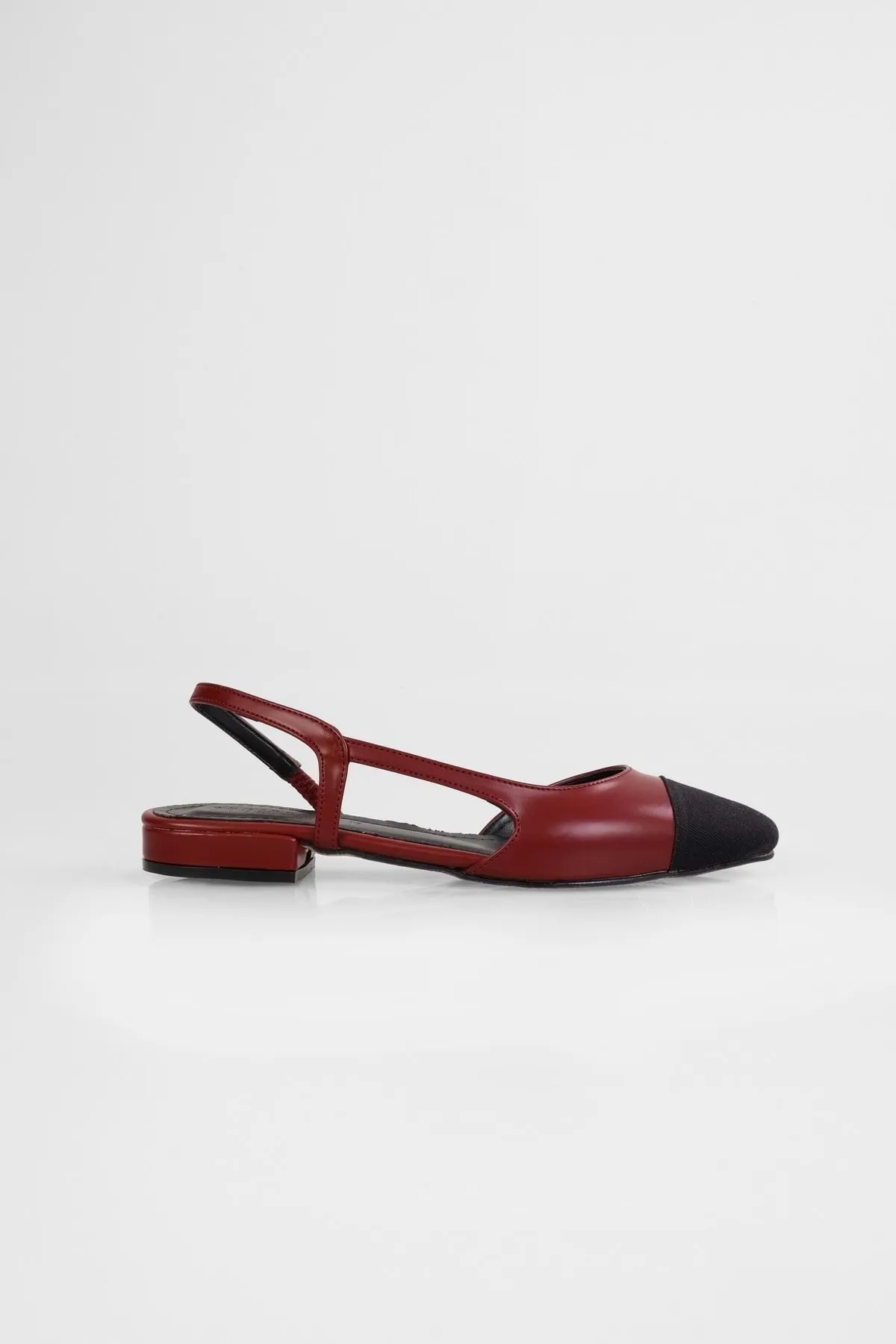 Shoeberry  Sefre Burgundy Skin Lässige Ballerinas für Damen