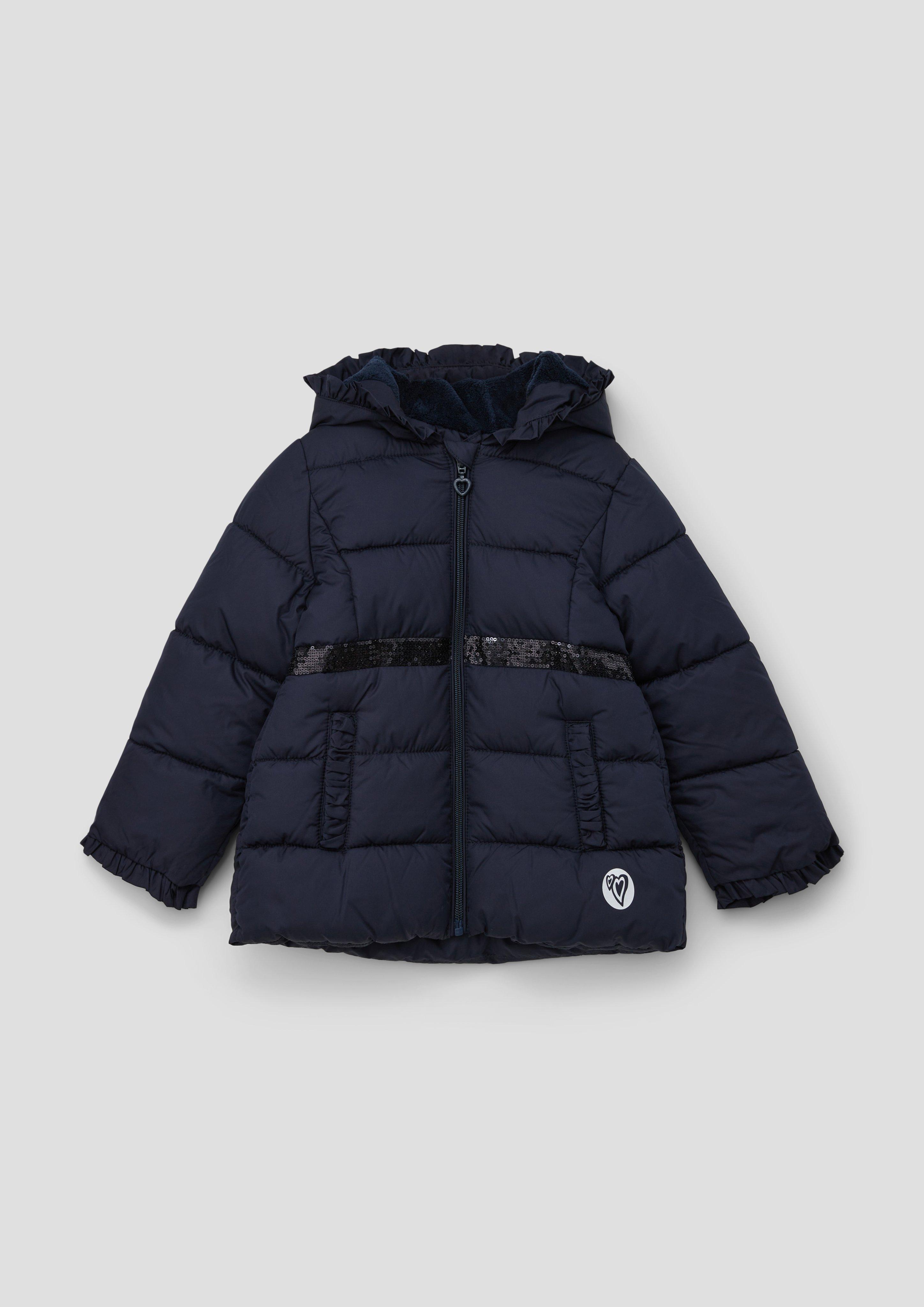 Steppjacke mit Pailletten  2132161-5952