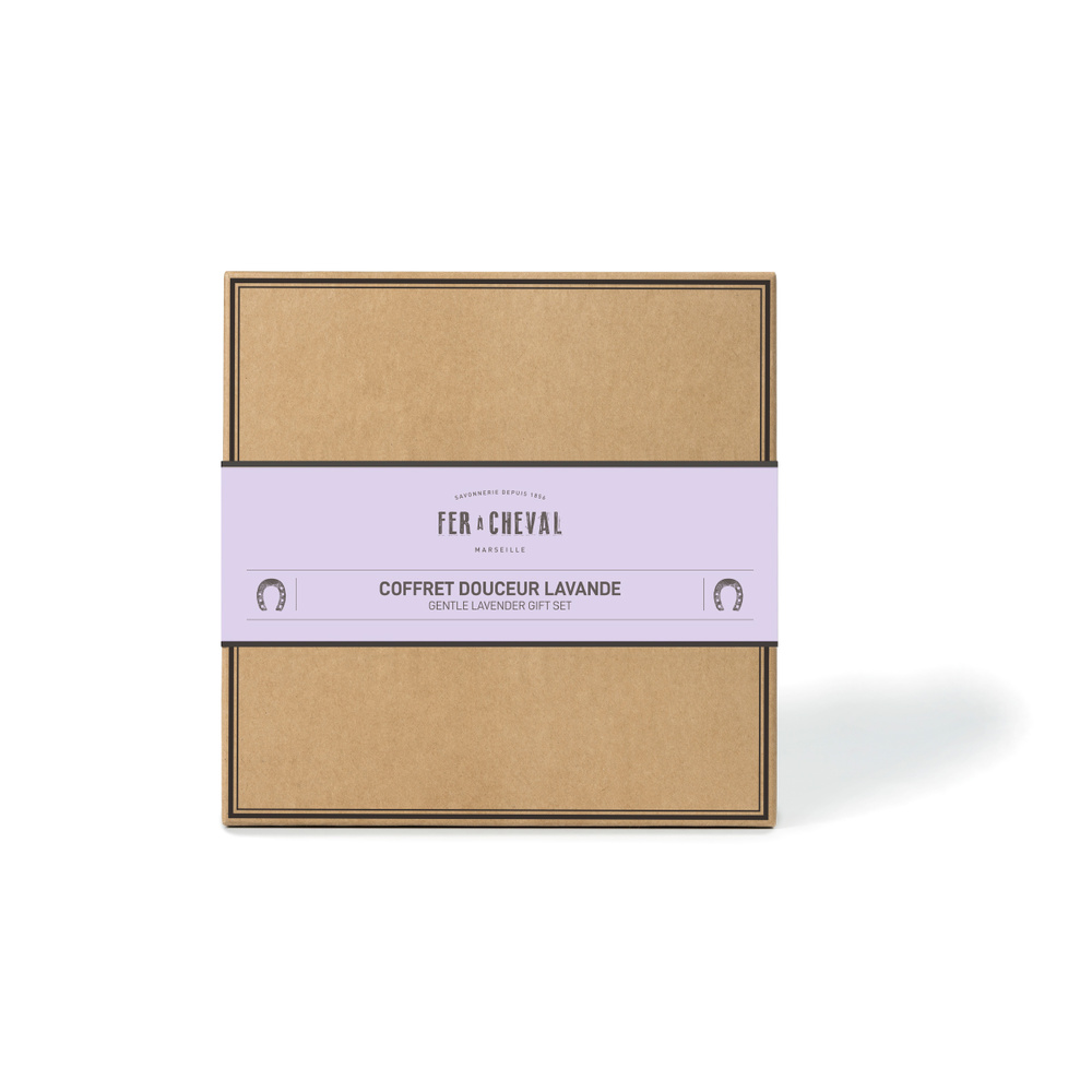fer à cheval COFFRET DOUCEUR LAVANDE Savon