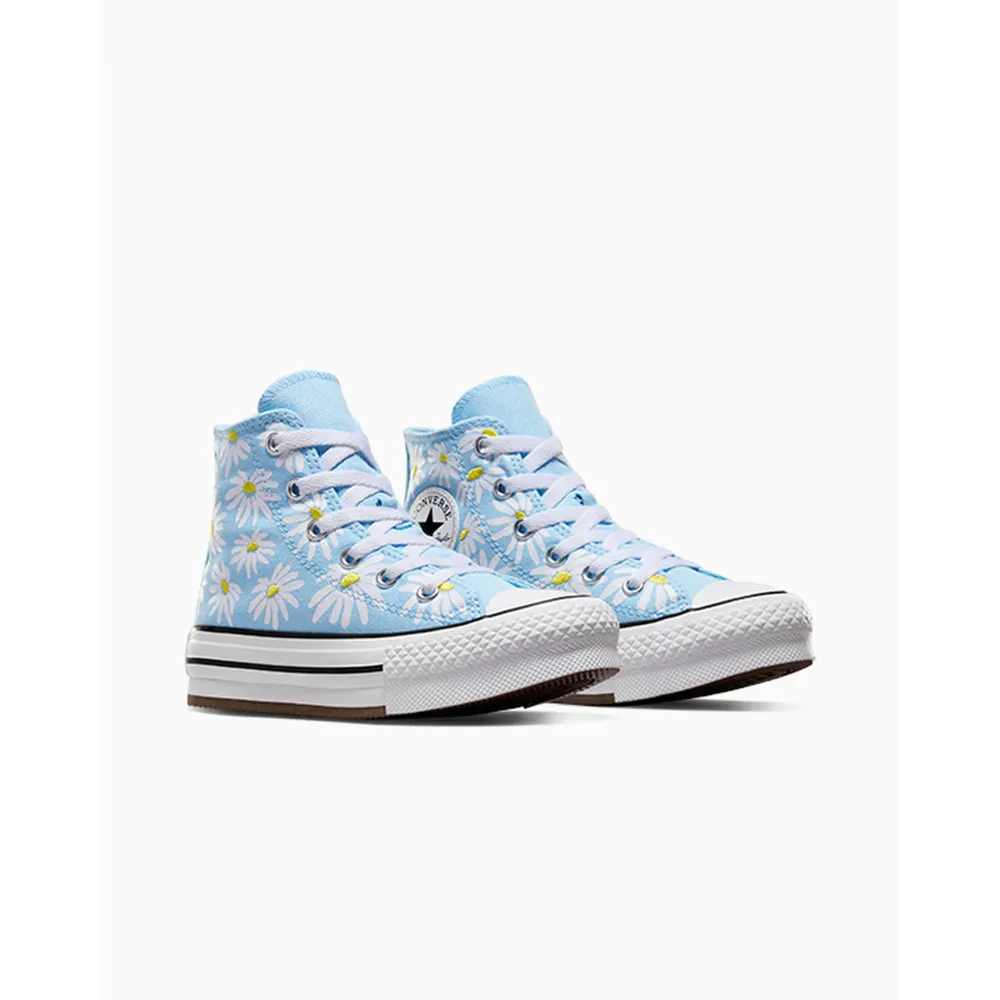 Converse Chuck Taylor All Star Lift Platform Floral A06338C / blau