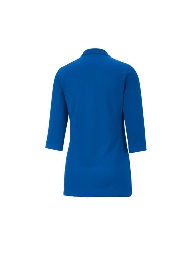 e.s. Piqué-Polo 3/4 Arm cotton stretch, Damen