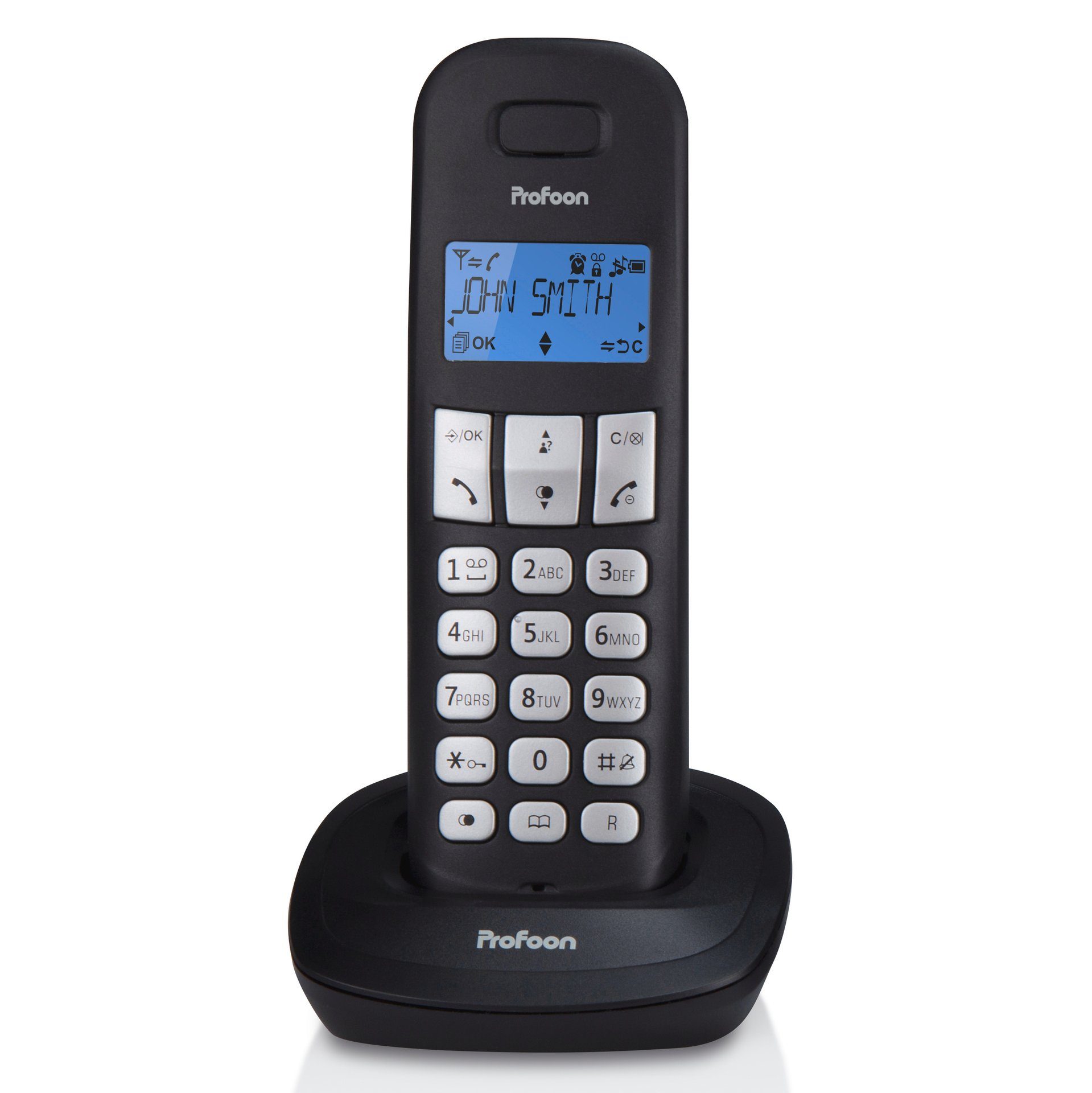 Profoon PDX-1120 - DECT-Telefon mit 2 Mobilteilen Schnurloses DECT-Telefon