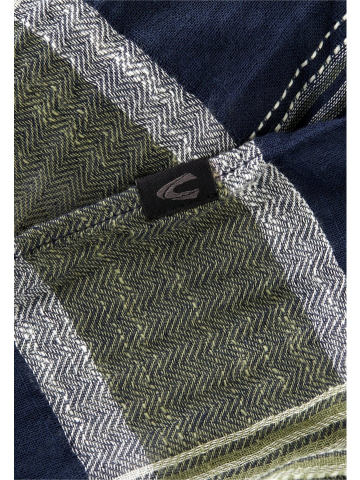 Camel Active Schals aus Organic Cotton in Dunkelgrün günstig kaufen onesize