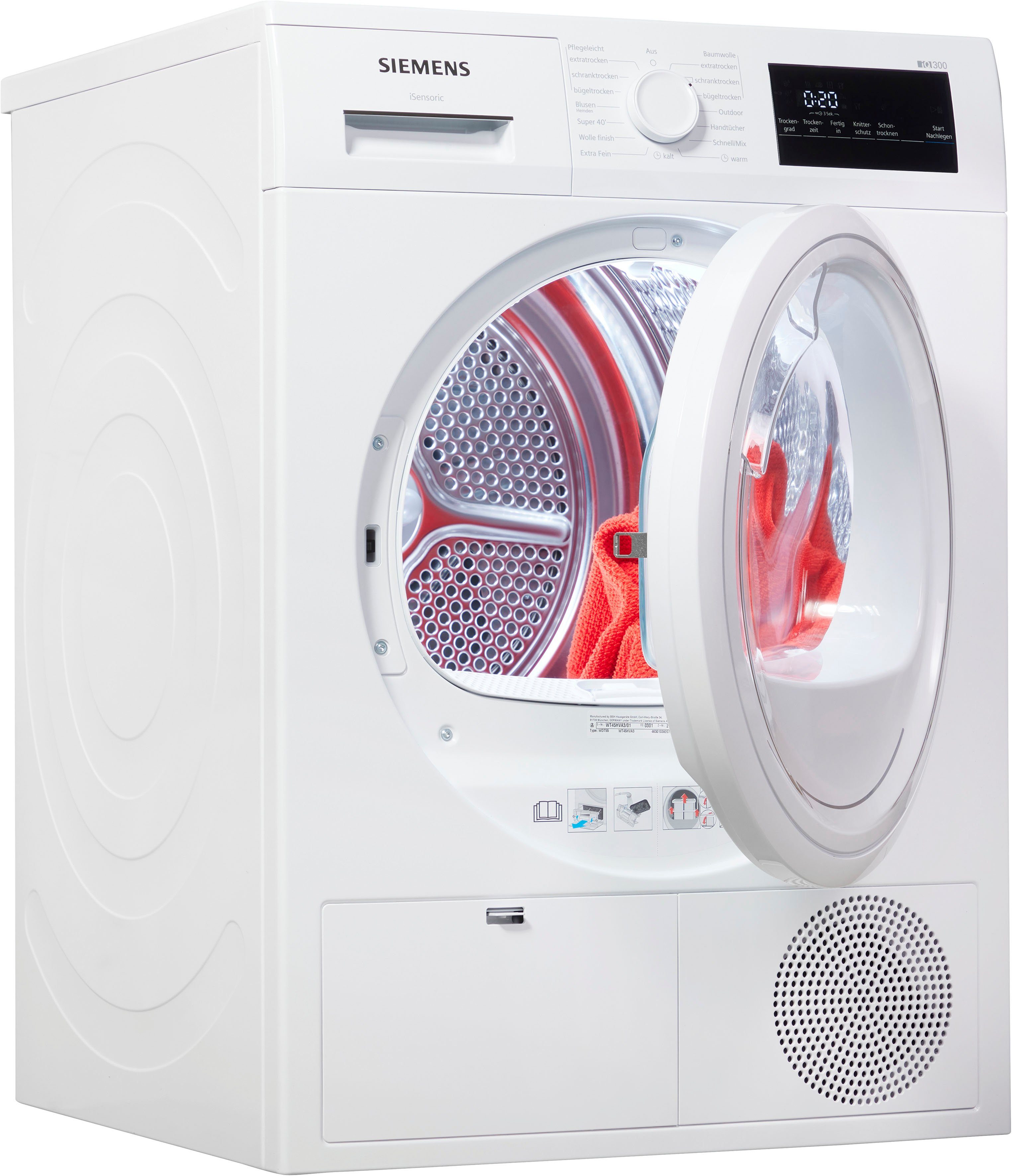 SIEMENS Wärmepumpentrockner WT45HVA3, 8 kg