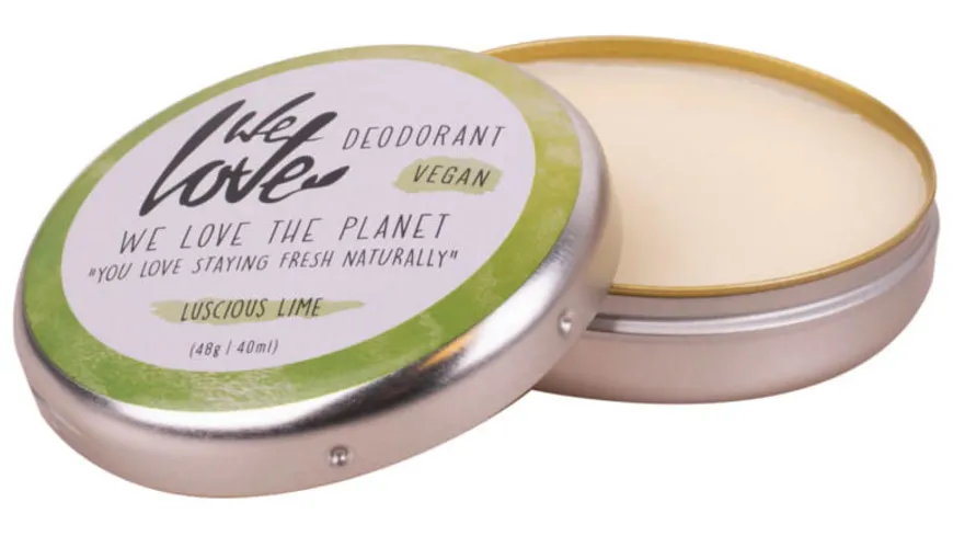 WE LOVE THE PLANET Natürliche Deodorant Creme - Luscious Lime 48 g