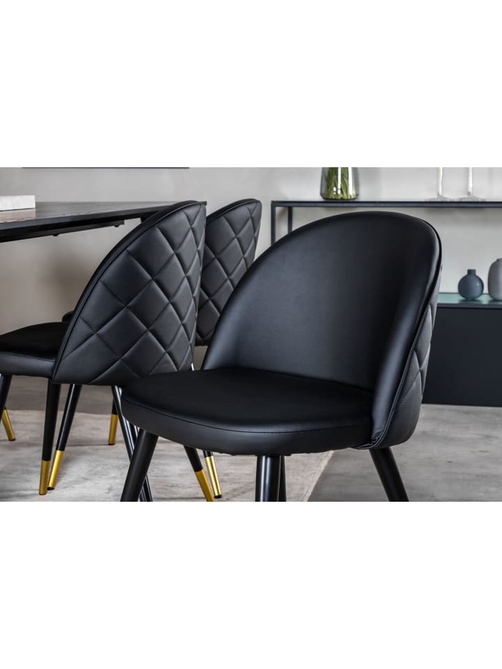 ebuy24 Essgruppe Dipp 50 (7-teilig) Schwarz 90 x 180 cm günstig kaufen onesize