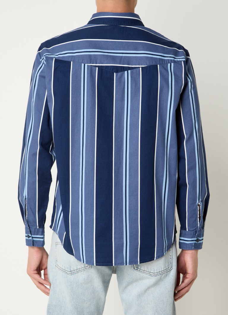 Cămașă Levi's Classic Western cu dungi și buzunare la piept