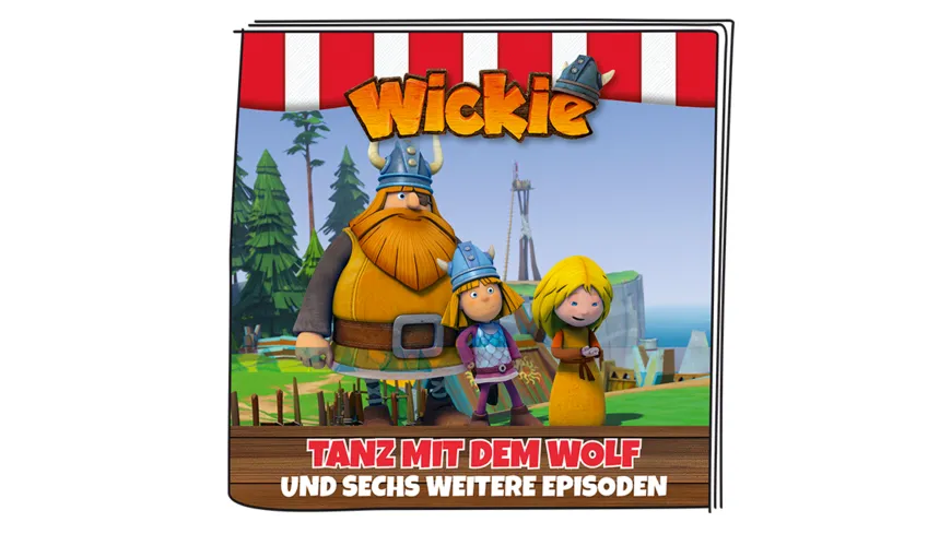tonies - Hörfigur für die Toniebox: Wickie: Tanz mit dem Wolf und sechs weitere Episoden