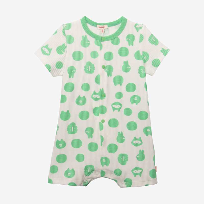 Combinaison bébé pois ludiques beige Catimini