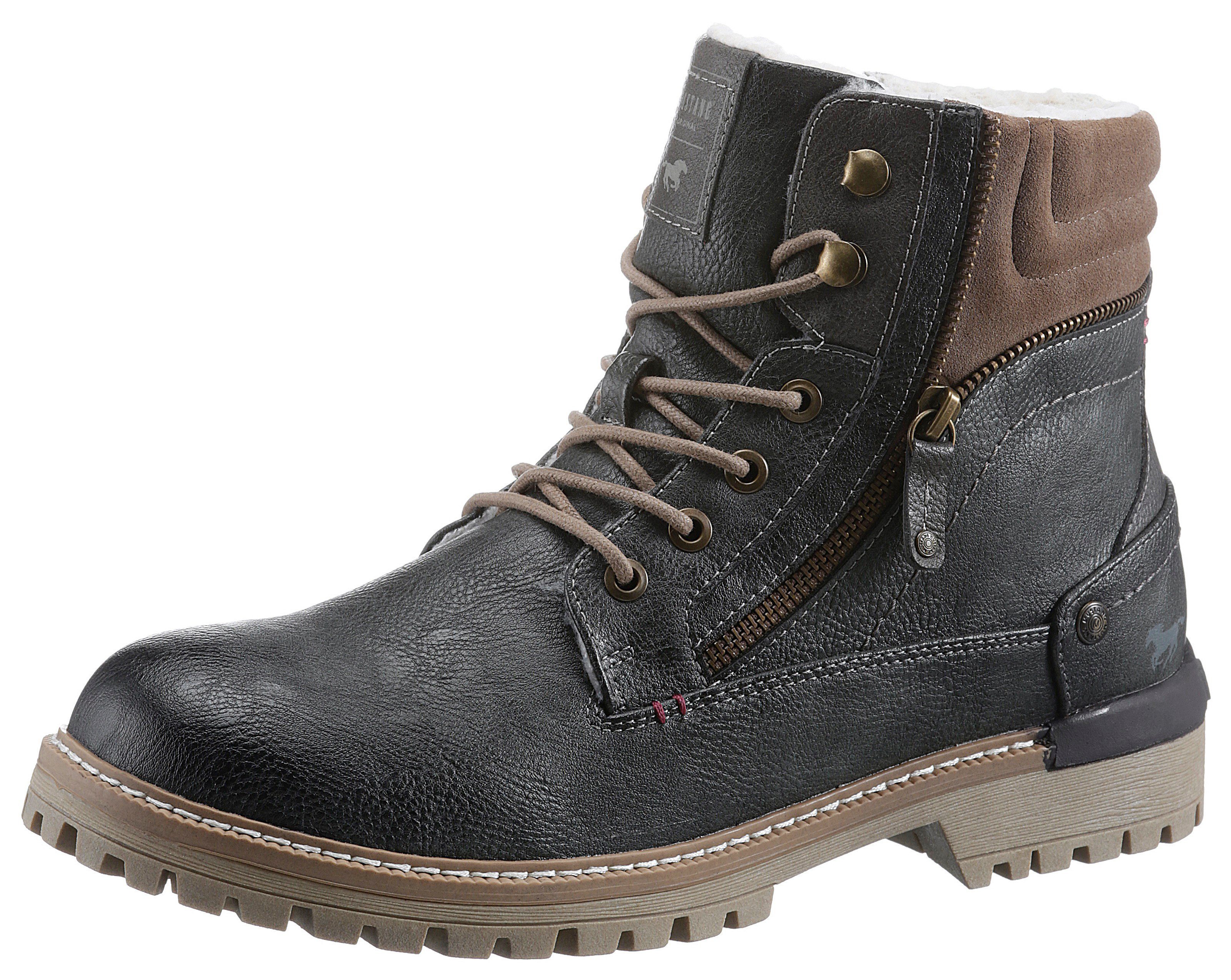 Mustang Shoes Schnürboots mit Warmfutter