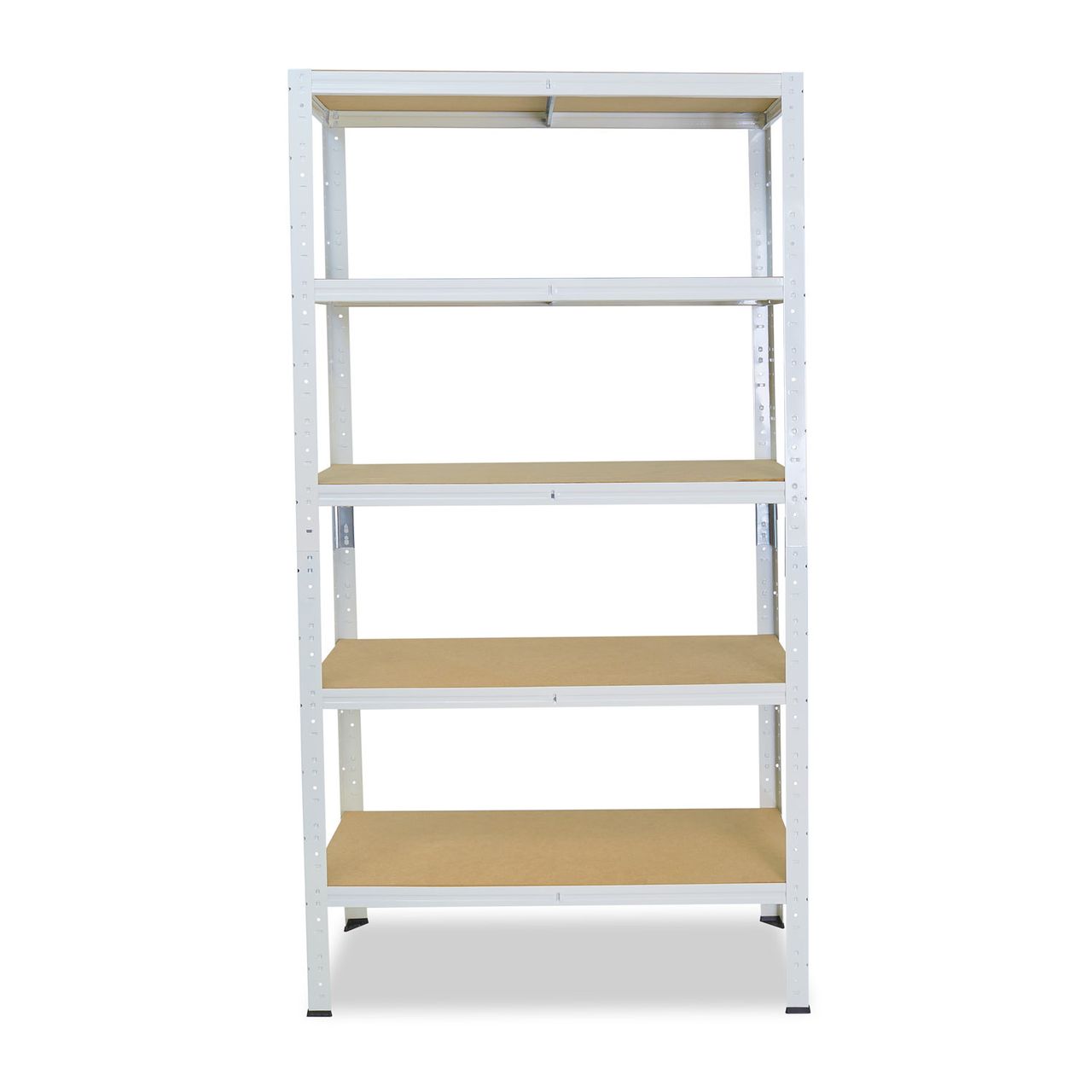 Shelfplaza HOME 180x100x50cm Schwerlastregal in weiß mit 5 Böden